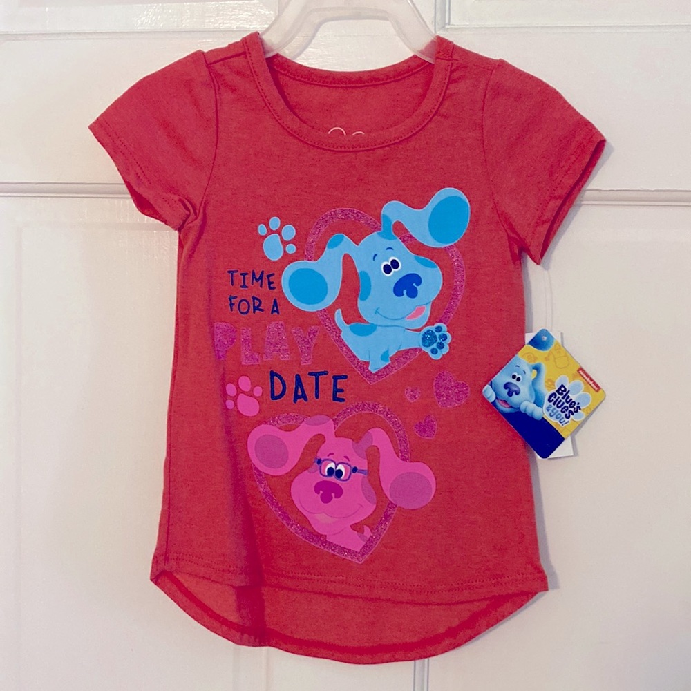 Blue’s Clues & You Blue and Magenta shirt